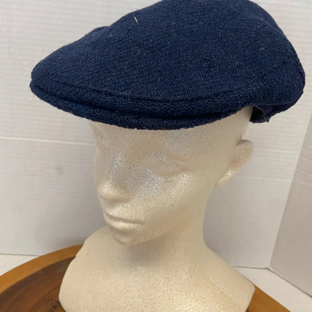Harris Tweed Vintage Wool Peaky Blinders News Boy Paper Boy Cap